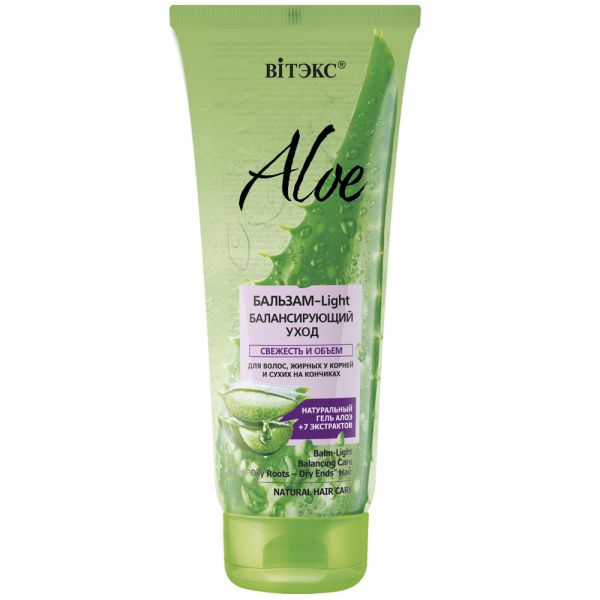 Vitex ALOE +7 EXTRACTS Balm-Light. Balancing hair care, 200 ml